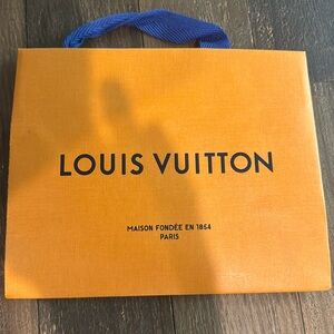 A Louis Vuitton bag empty